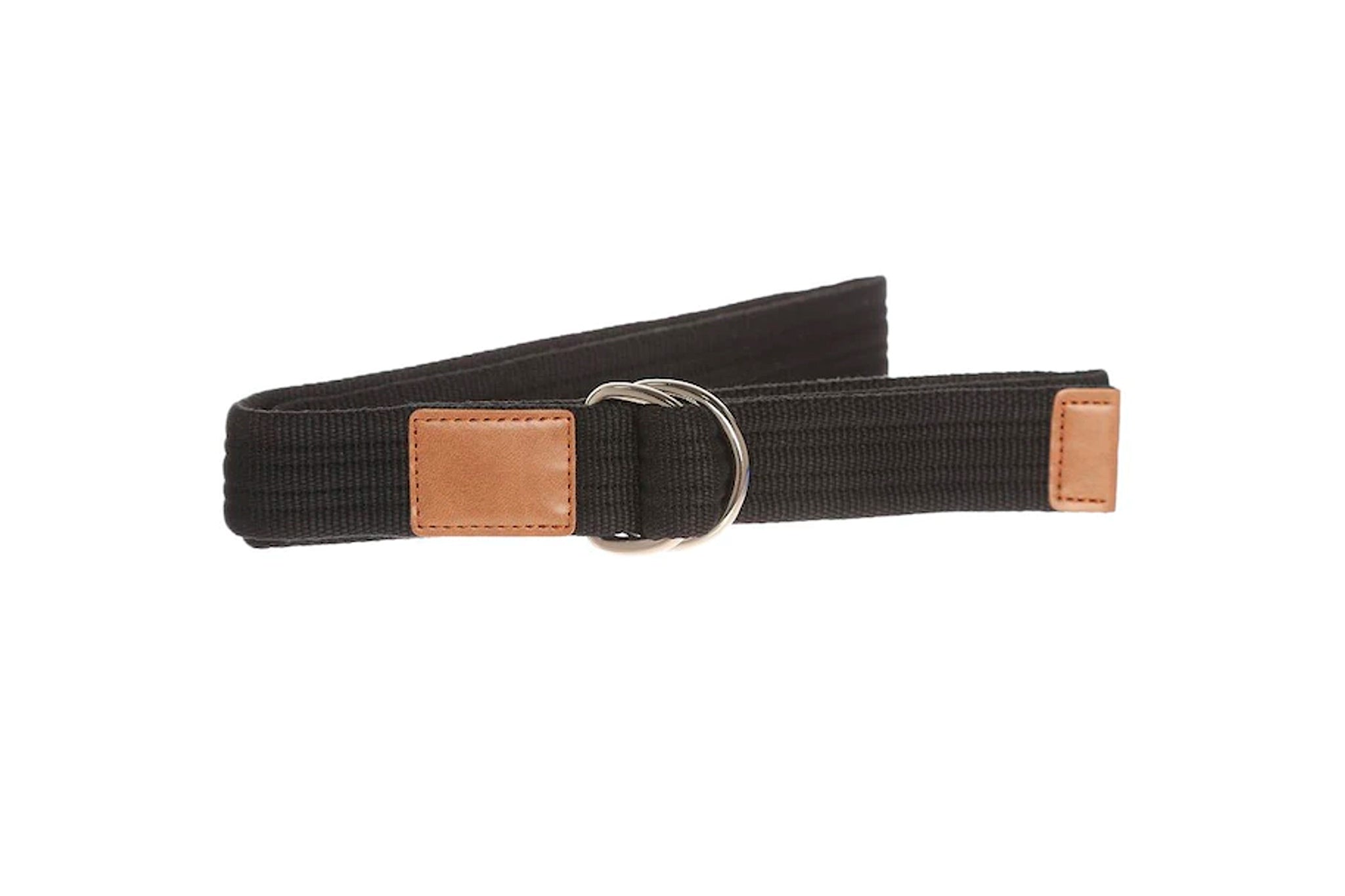 Cinturón double buckle negro